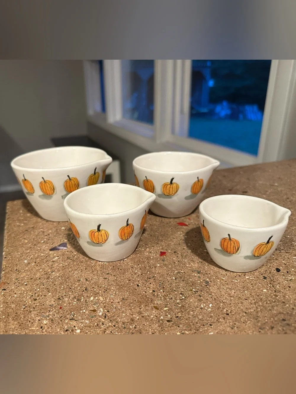 Rae Dunn watercolor pumpkin